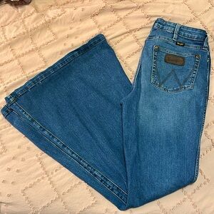 Wrangler retro high rise flare jeans